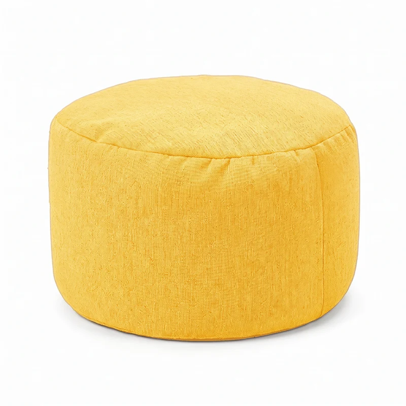 Pouf Repose-Pieds Jaune – Le Step